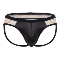 Candyman 99763 Couleur de jockstrap en dentelle nue-noir