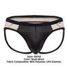 Candyman 99763 Color de Jockstrap Nude-Black