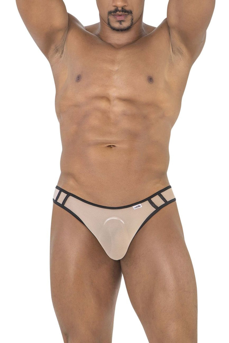 CandyMan 99767 Sports Mesh Thongs Color Beige