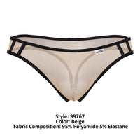 CandyMan 99767 Sports Mesh Thongs Color Beige