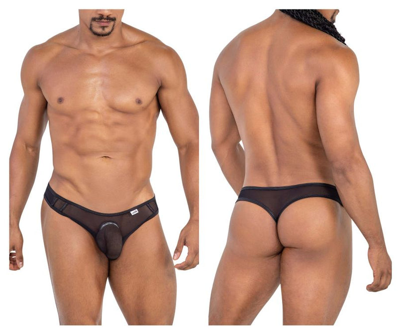 Candyman 99767 Sports Mesh Thongs Color Negro