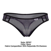 Candyman 99767 Sports Mesh Thongs Color Navy