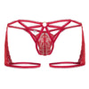 Candyman 99773 Lace Trunks Thongs Color Red