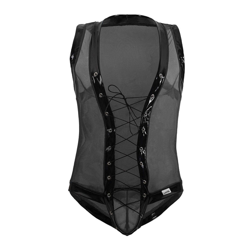 Candyman 99774 Gladiator Bodysuit Color Black