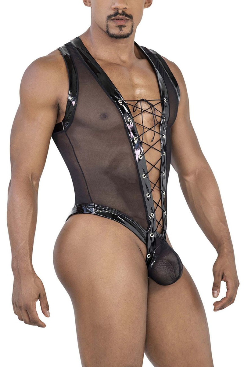 Candyman 99774 Gladiator Bodysuit Color Black