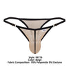 Candyman 99776 Mesh Thongs Color Beige