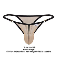 Candyman 99776 Mesh tangas color beige