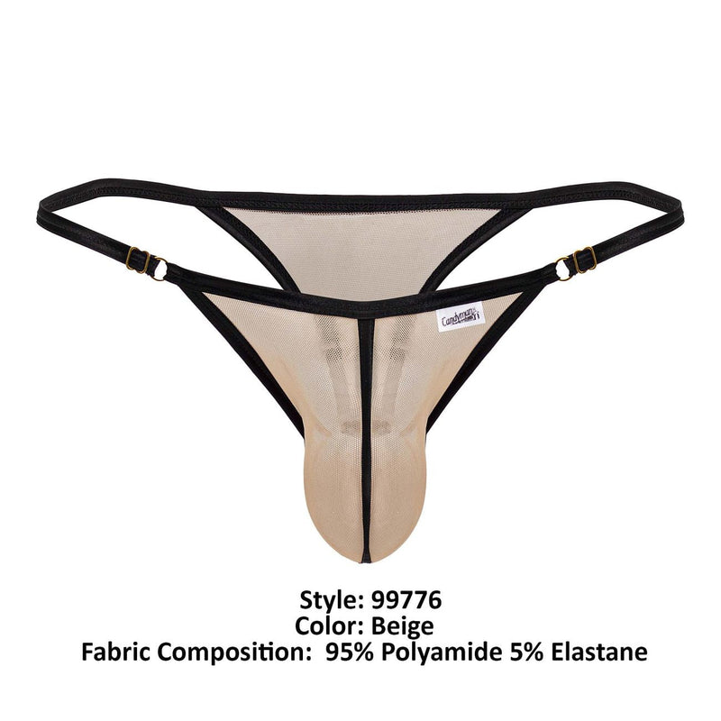 Candyman 99776 Mesh tangas color beige