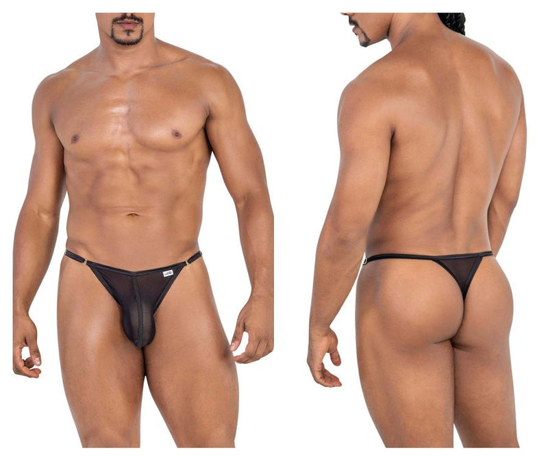 Candyman 99776 Mesh tangas color negro