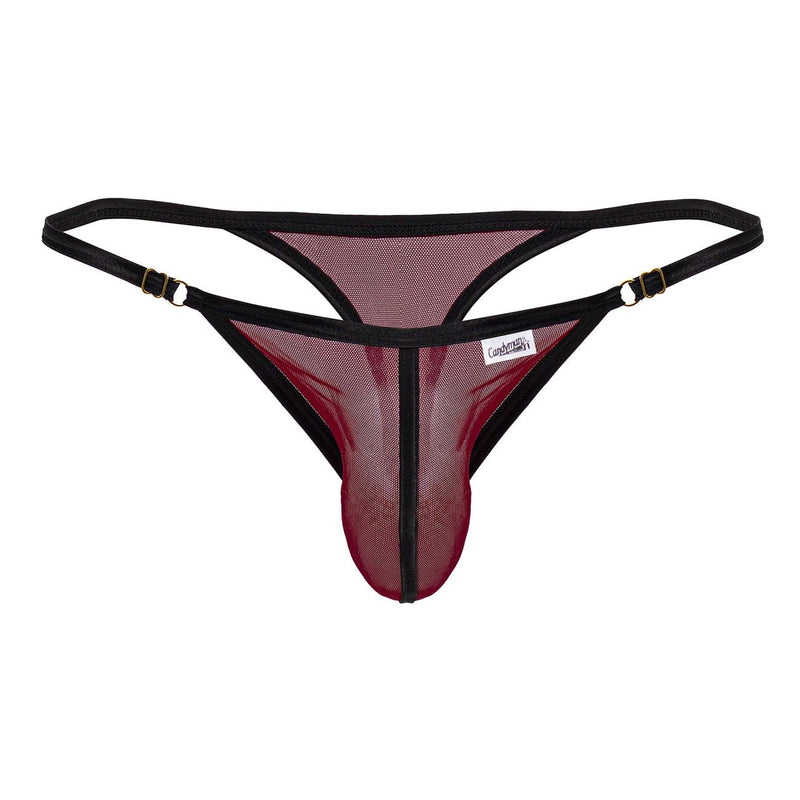 Candyman 99776 Mesh tangas color burdeos