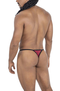 Candyman 99776 Mesh tangas color burdeos