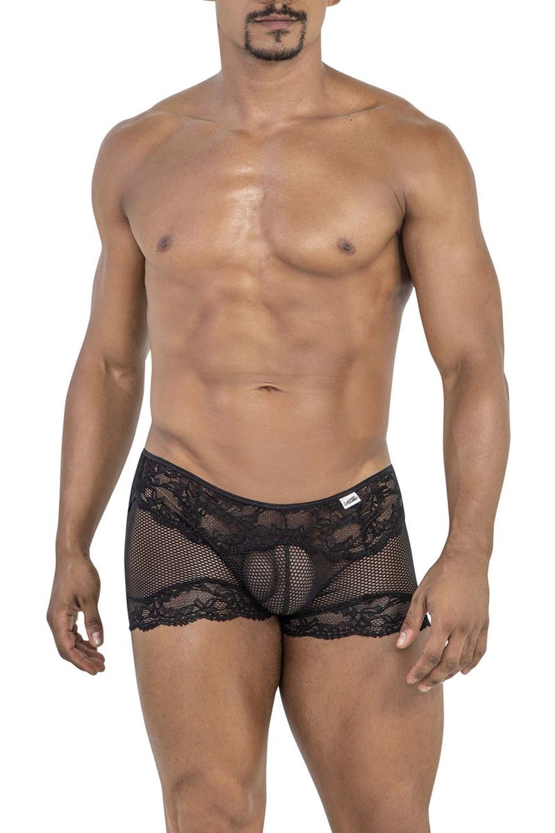 Candyman 99779 Mesh Lace Trunks Color Black