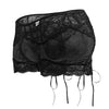 Candyman 99779 Mesh Lace Trunks Color Black