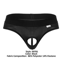 Candyman 99781 Protauder Thongs Color Black