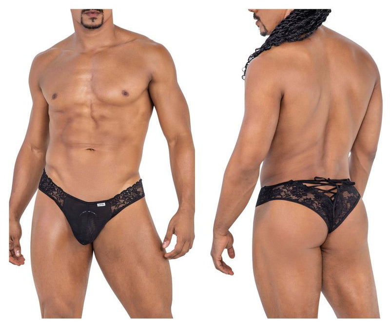 Candyman 99784 Lace Thongs Color noir