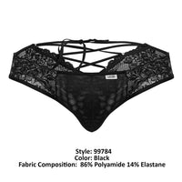 Candyman 99784 Lace Thongs Color noir