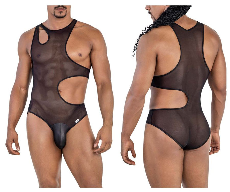 CandyMan 99788 Mesh Bodysuit Color Black