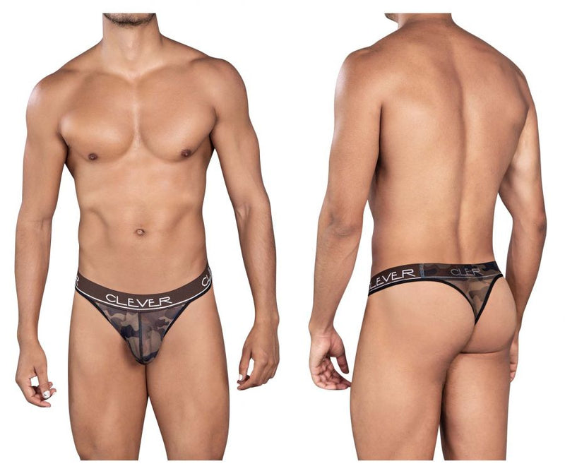 Intelligent 0919 Nation Star Thongs Color Brown