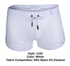 Clever 1242 Behemot Swim Trunks Color White