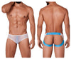 Intelligent 1314 Couleur de jockstrap de chuchure blanche