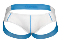 Inteligente 1314 Color Jockstrap de presentimiento blanco