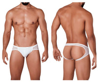 Inteligente 1317 urgente color de jockstrap blanco