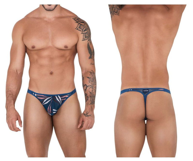 Intelligent 1526 Continental Thongs Color Essence Bleu