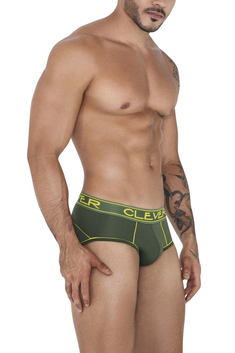 Clever 1527 Strait Briefs Color Green