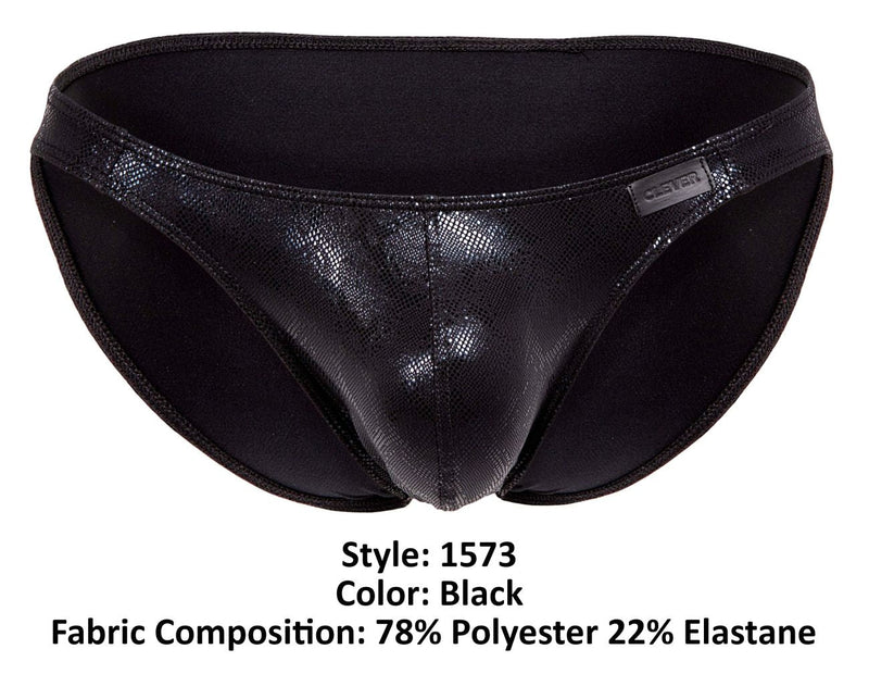 Inteligente 1573 brillante color bikini negro