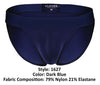 Inteligente 1627 deseo bikini color azul oscuro