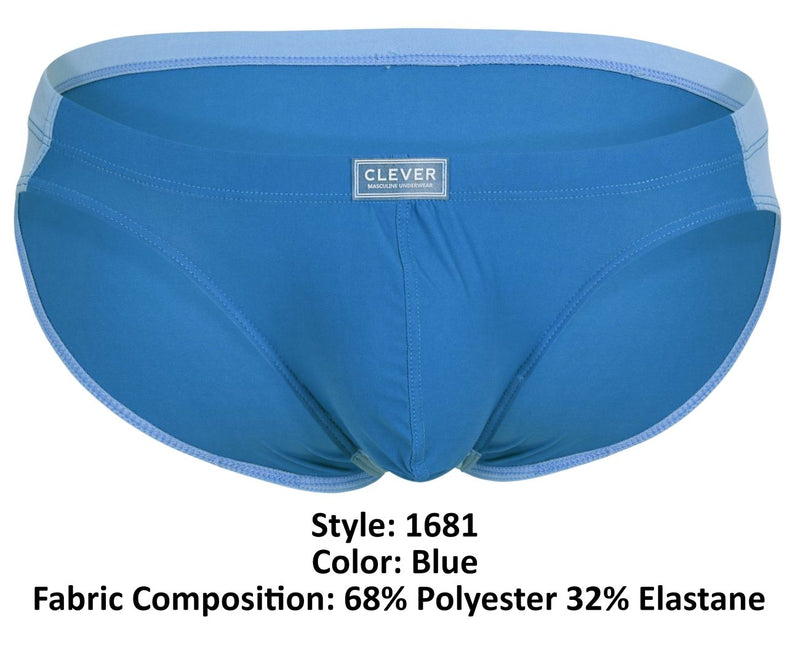 Clever 1681 Two-Tone Bikini Color Blue