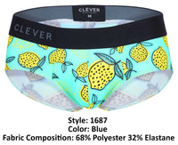 Clever 1687 Lemons Briefs Color Blue