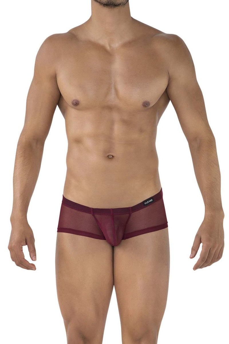 Intelligent 229937 3PK Australian Latin Trunks Color Red-Black-Grape