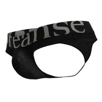 Doreanse 1250-Blk Couleur de string de bande large noir