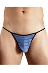 Doreanse 1306-blu malla g-string tanga color azul