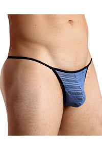 Doreanse 1306-BLU Mesh G-String Thong Color Blue