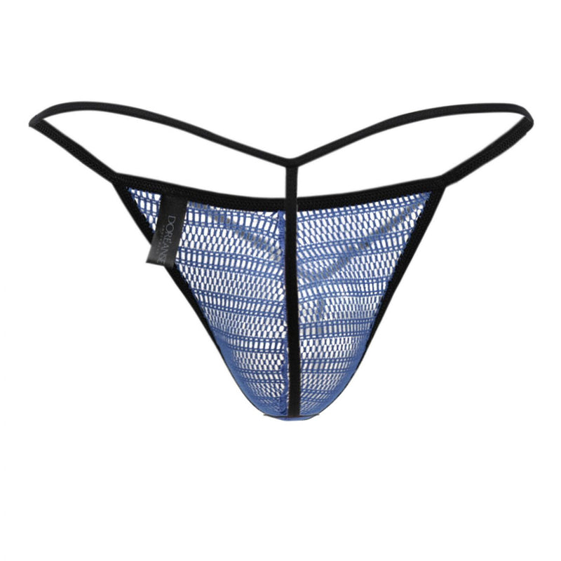 Doreanse 1306-blu malla g-string tanga color azul