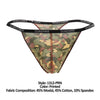 Doreanse 1312-PRN Camuflage tanga Color impreso