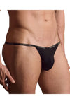 Doreanse 1330-Blk Couple modal de couleur T-thong Black