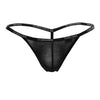 Doreanse 1330-Blk Couple modal de couleur T-thong Black