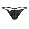 Doreanse 1330-Blk Couple modal de couleur T-thong Black