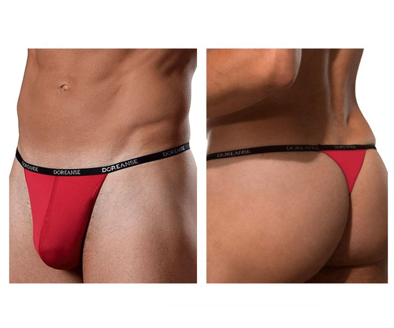 Doreense 1390-RED Aire Thong اللون أحمر