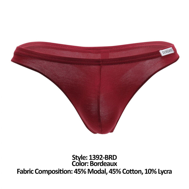 Doreanse 1392-BRD Euro Thong Color Burdeos