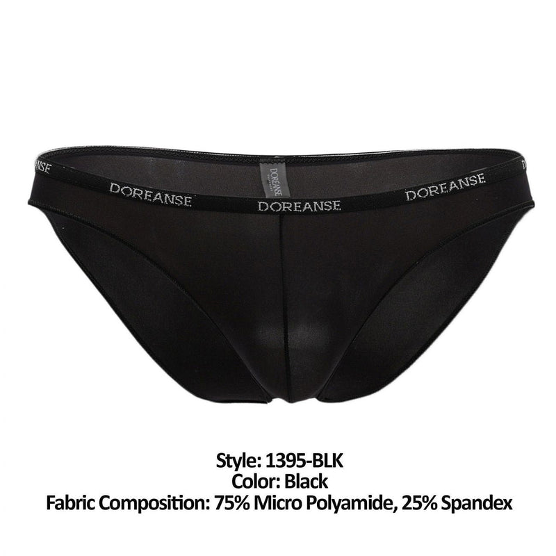 Doreanse 1395-BLK AIRE BIKINI रंग काला