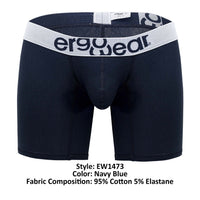 Ergowear EW1473 मैक्स कॉटन बॉक्सर ब्रीफ्स कलर नेवी ब्लू