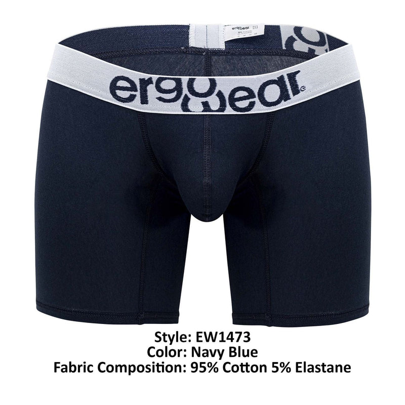 ErgoWear EW1473 MAX سروال داخلي قطني اللون أزرق داكن