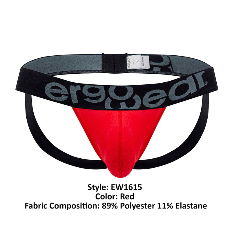 حزام رياضي ErgoWear EW1615 MAX SE باللون الأحمر