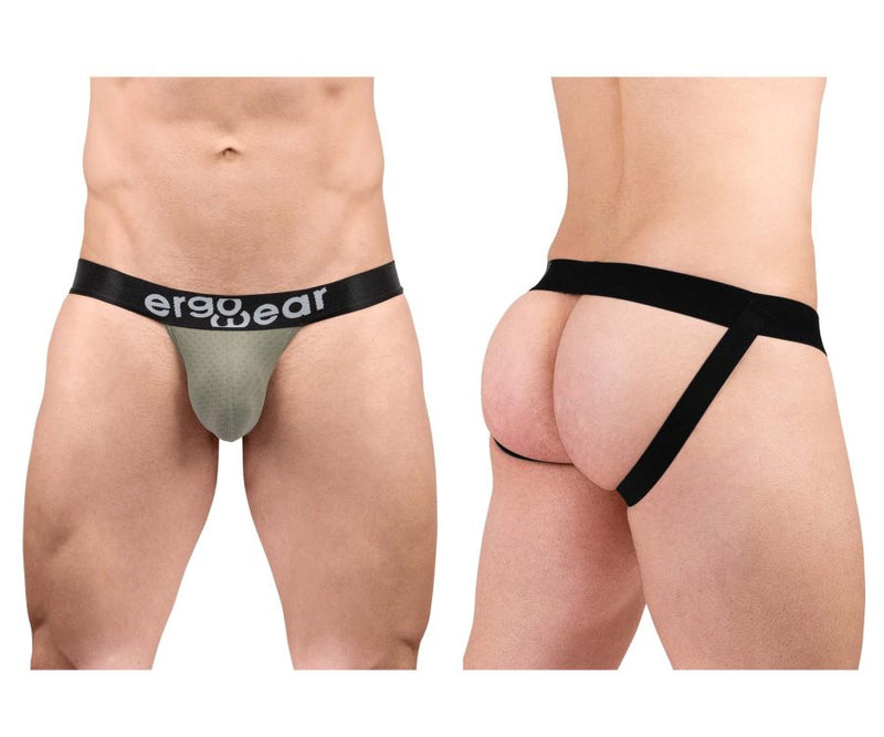 ERGOWEAR EW1676最大流量jockstrap颜色烟绿色