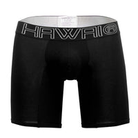 Hawai 41903 Solid Athletic Boxer Briefs Color noir