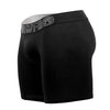 Hawai 41903 Solid Athletic Boxer Briefs Color noir